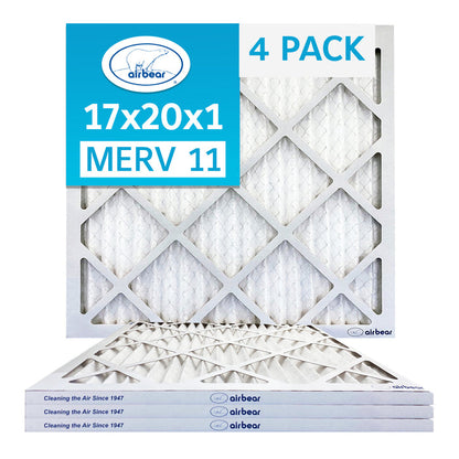 Air Bear 17x21x1 Pleated Air Filter