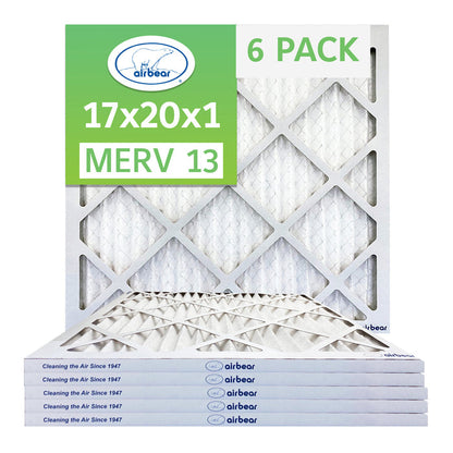 Air Bear 17x21x1 Pleated Air Filter