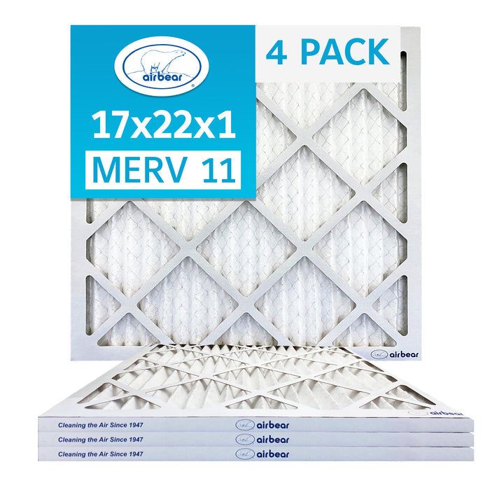 Air Bear 17x22x1 Pleated Air Filter