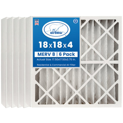 Air Bear 18x18x4 Pleated Air Filter