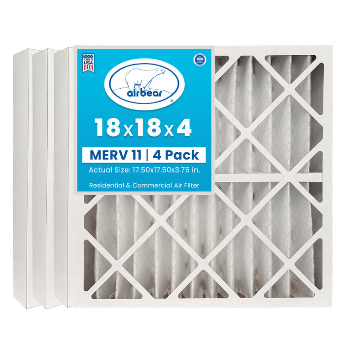 Air Bear 18x18x4 Pleated Air Filter