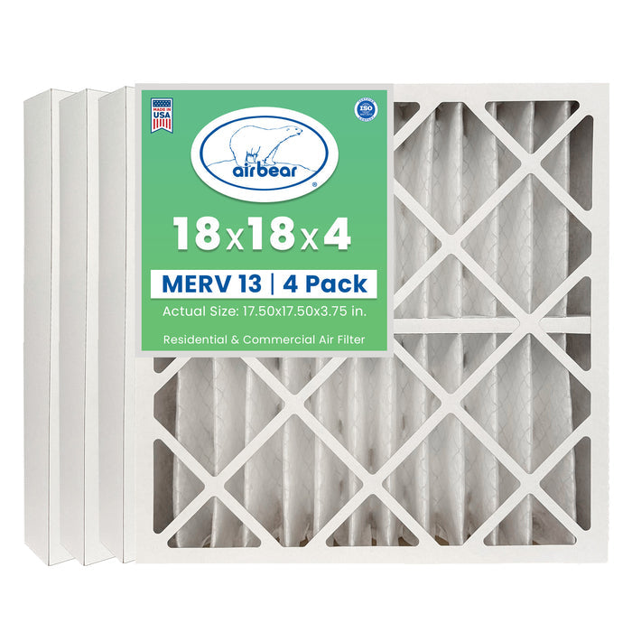 Air Bear 18x18x4 Pleated Air Filter