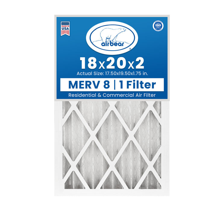 Air Bear 18x20x2 Pleated Air Filter