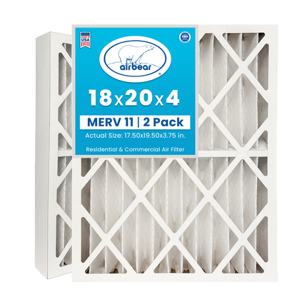 Air Bear 18x20x4 Pleated Air Filter