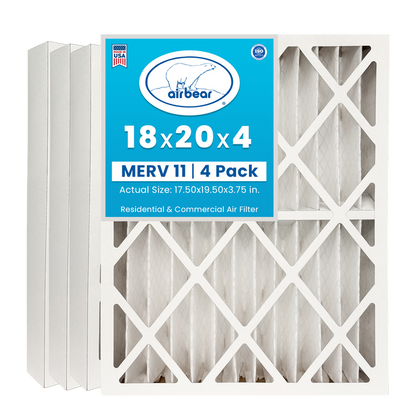 Air Bear 18x20x4 Pleated Air Filter