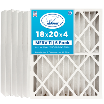 Air Bear 18x20x4 Pleated Air Filter