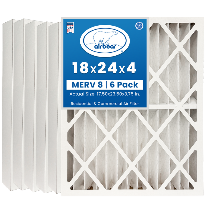 Air Bear 18x24x4 Pleated Air Filter