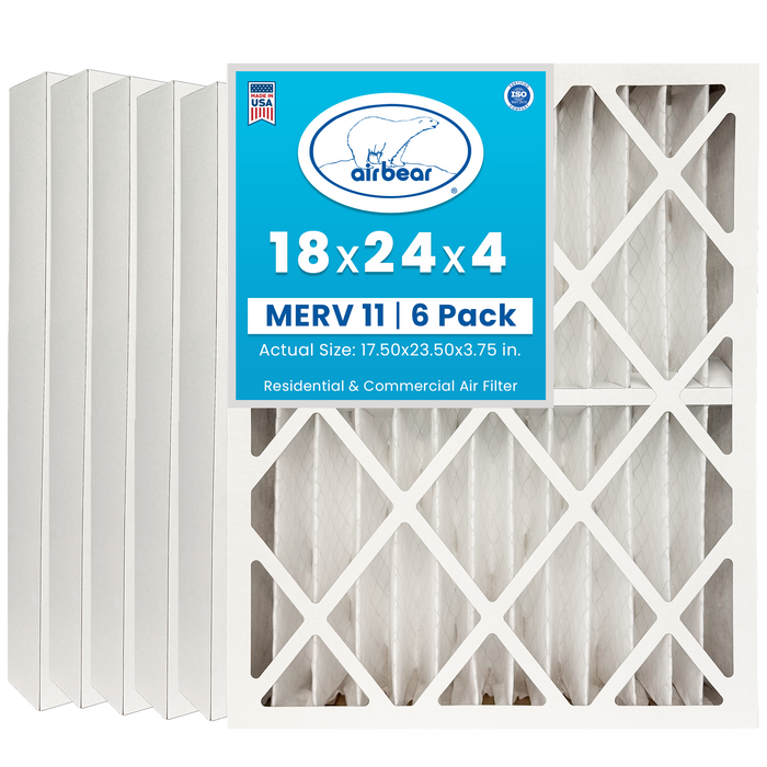 Air Bear 18x24x4 Pleated Air Filter