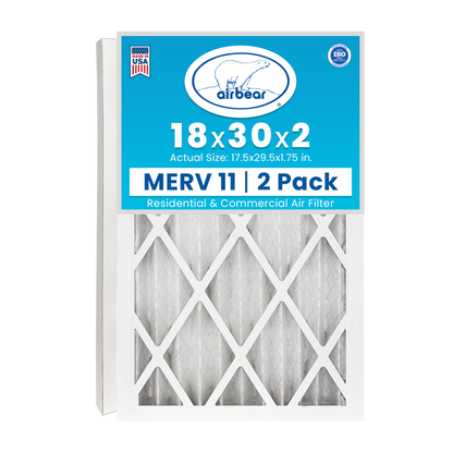 Air Bear 18x30x2 Pleated Air Filter
