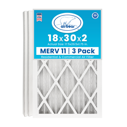 Air Bear 18x30x2 Pleated Air Filter