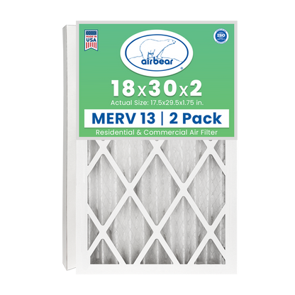 Air Bear 18x30x2 Pleated Air Filter