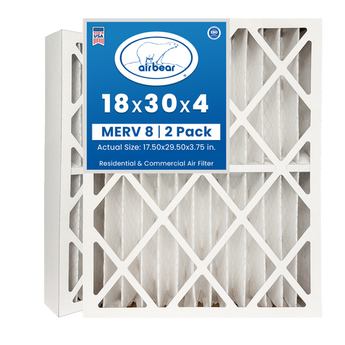 Air Bear 18x30x4 Pleated Air Filter