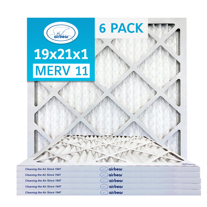 Air Bear 19x21x1 Pleated Air Filter