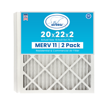 Air Bear 20x22x2 Pleated Air Filter