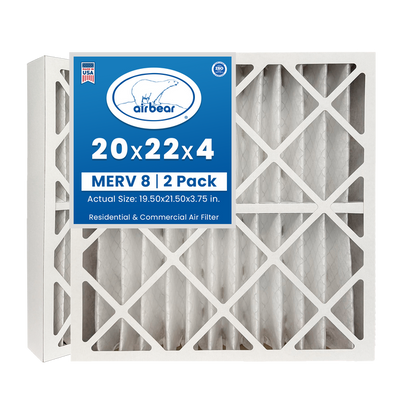 Air Bear 20x22x4 Pleated Air Filter