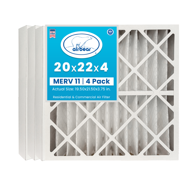 Air Bear 20x22x4 Pleated Air Filter