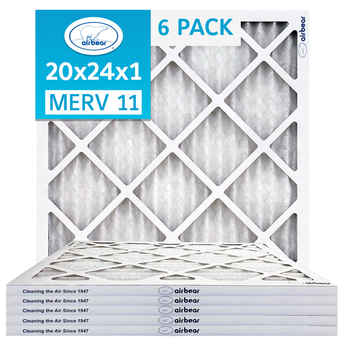 Air Bear 20x24x1 Pleated Air Filter