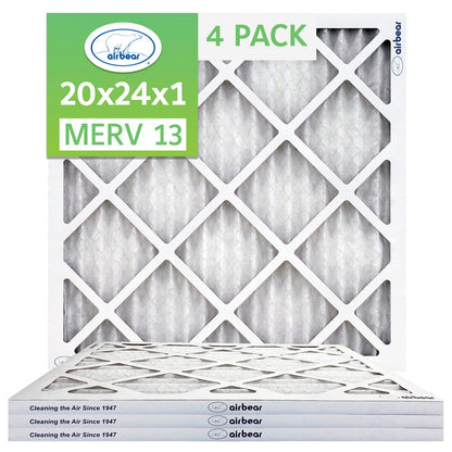 Air Bear 20x24x1 Pleated Air Filter