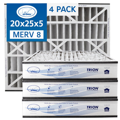Air Bear 20x25x5 Pleated Air Filters