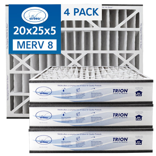 Air Bear 20x25x5 Pleated Air Filters