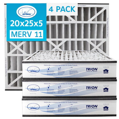 Air Bear 20x25x5 Pleated Air Filters
