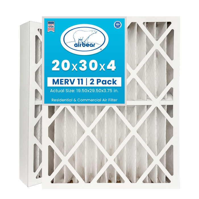 Air Bear 20x30x4 Pleated Air Filter