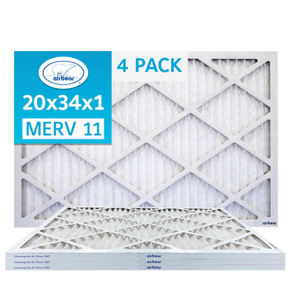 Air Bear 20x34x1 Pleated Air Filter