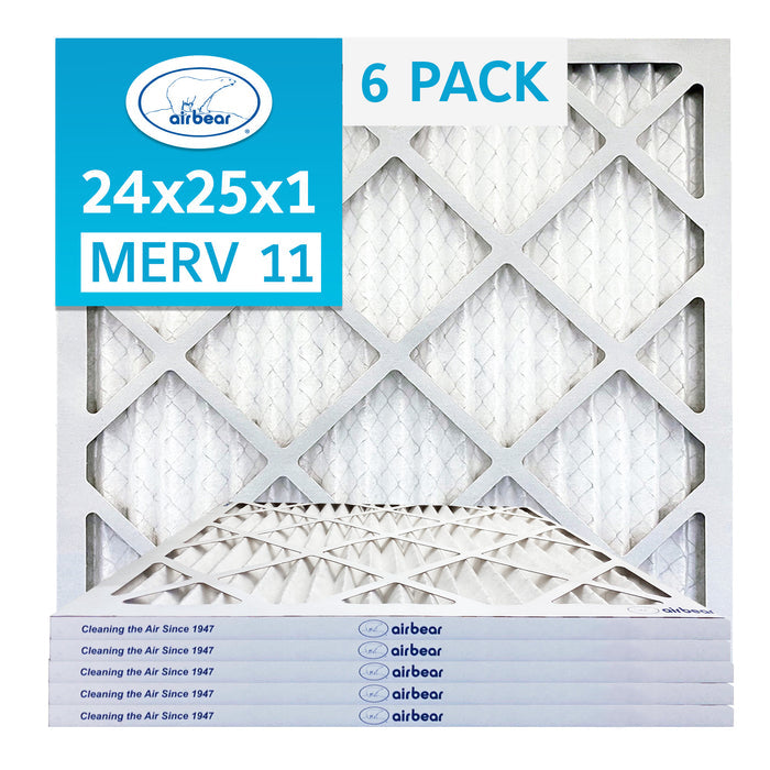 Air Bear 24x25x1 Pleated Air Filter