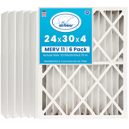 Air Bear 24x30x4 Pleated Air Filter