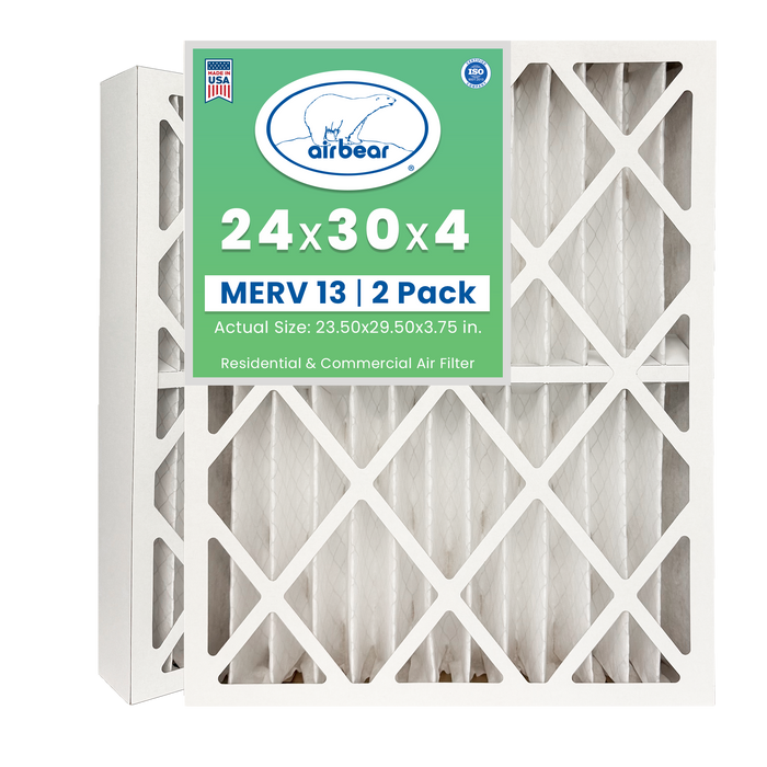 Air Bear 24x30x4 Pleated Air Filter