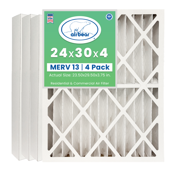 Air Bear 24x30x4 Pleated Air Filter