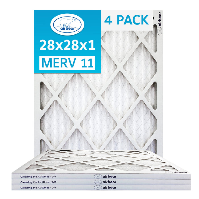 Air Bear 28x28x1 Pleated Air Filter