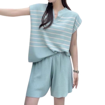 Artse MNL Knitted Vest & Shorts Coordinates
