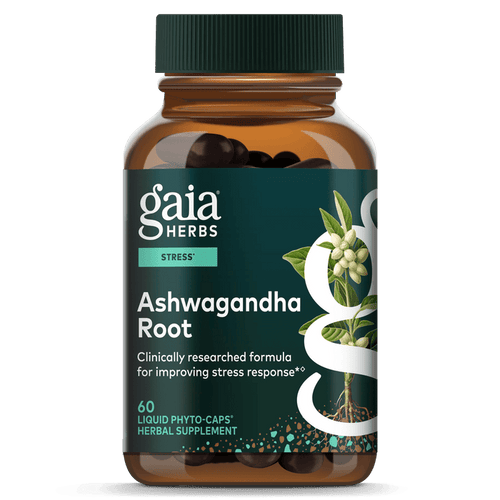 Gaia Herbs Ashwagandha Root Pill for Stress Support || 60 ct