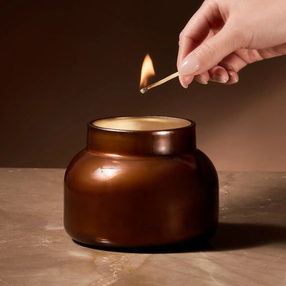 CAPRI BLUE - Autumn Glow Chestnut Embers Signature Candle, 19 oz
