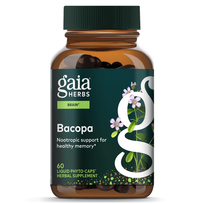 Gaia Herbs Bacopa Capsules for Brain and Cognitive Support | | 60 ct