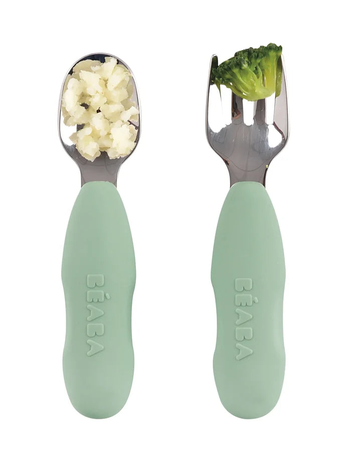 Beaba Stainless Steel Training Pre-Cutlery