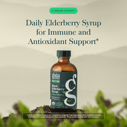 Extra Strength Black Elderberry Syrup ||5.4 oz Claims