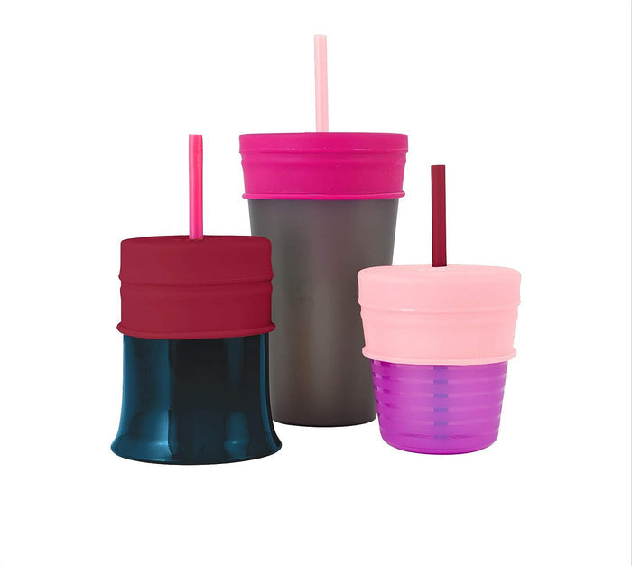 Boon Snug Universal Silicone Straw Lids