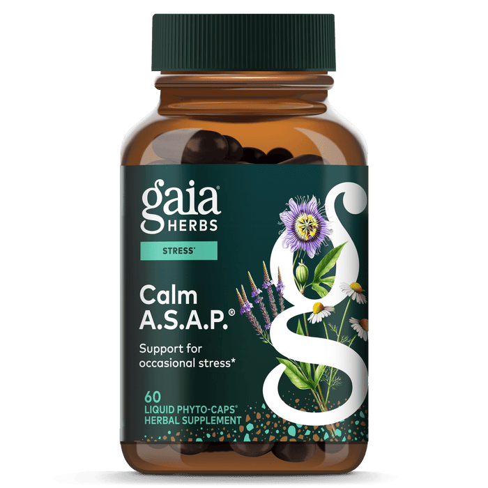 Gaia Herbs Calm A.S.A.P. for Stress Support || 60 ct