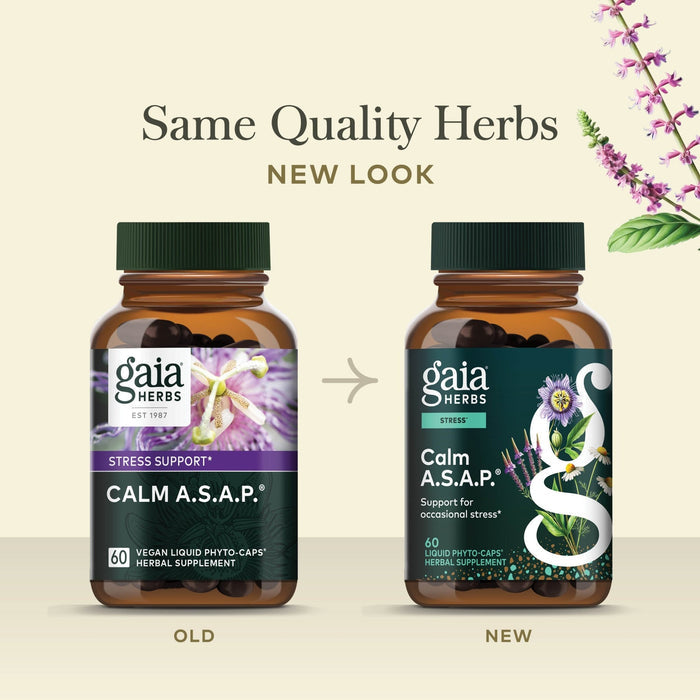 Calm A.S.A.P. Old Label Versus New Label Comparison