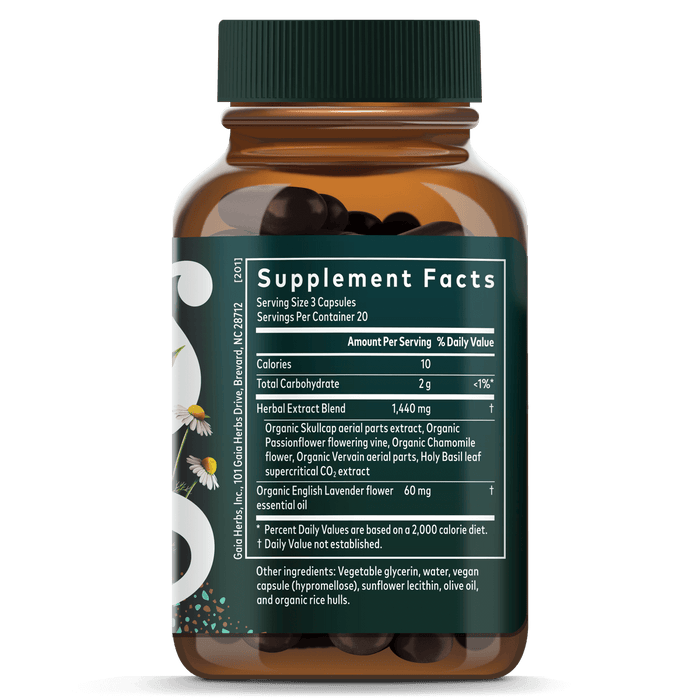 Gaia Herbs Calm A.S.A.P. Supplement Facts