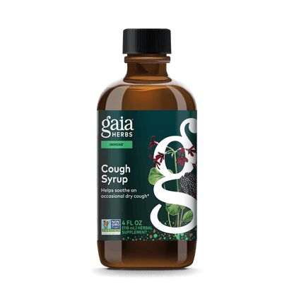 Gaia Herbs Cough Syrup for Immune Support || 4 ounce bottle
