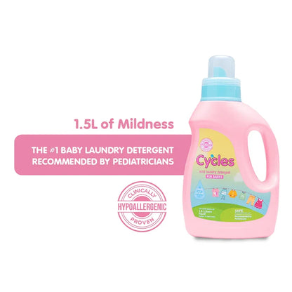 Cycles Mild Baby Laundry Liquid Detergent 1.5L