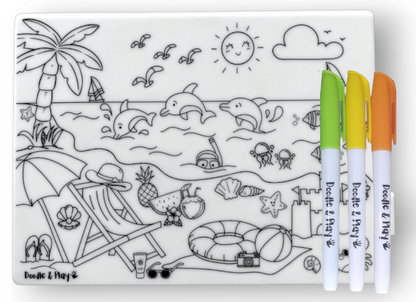Doodle & Play Reusable Coloring Mats