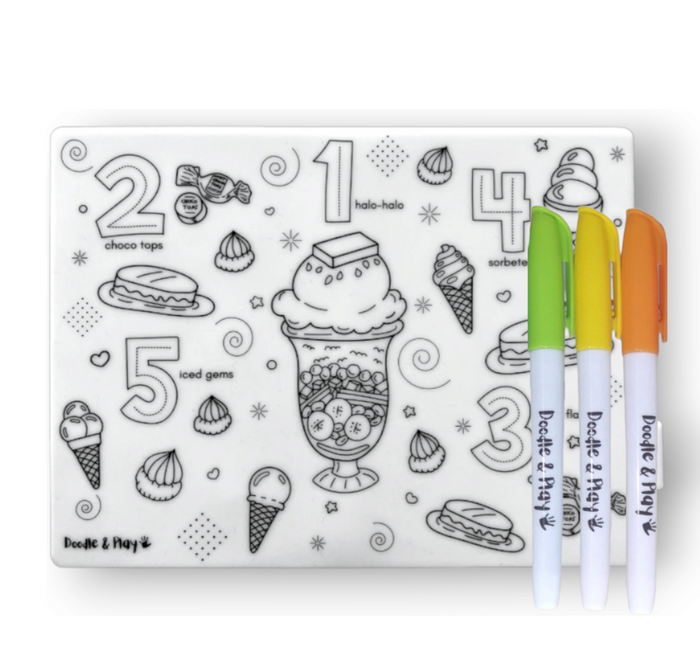 Doodle & Play Reusable Coloring Mats