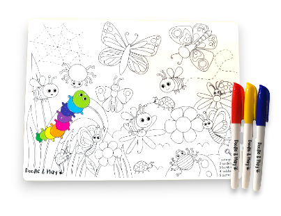 Doodle & Play Reusable Coloring Mats