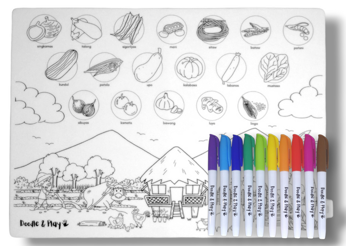 Doodle & Play Reusable Coloring Mats