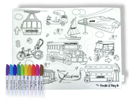 Doodle & Play Reusable Coloring Mats