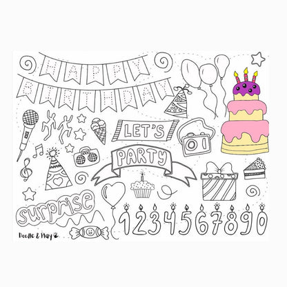 Doodle & Play Reusable Coloring Mats